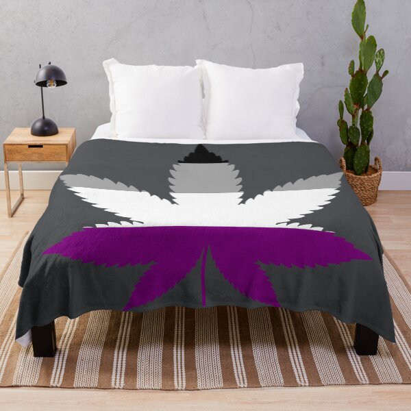 Item preview, Asexual Pride Pot Leaf - Ace Pride Flag designed and sold by CoolArtGeek.