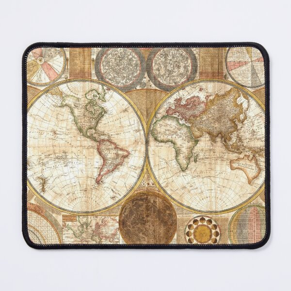 Item preview, Map Of The World designed and sold by FantasySkyArt.