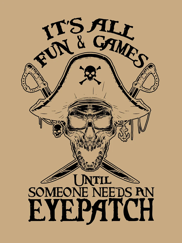 Thumbnail 6 von 6, Premium Oversized Pullover, It's All Fun & Games Until Someone Needs An Eyepatch Pirate Gear designt und verkauft von DynamicDesign.