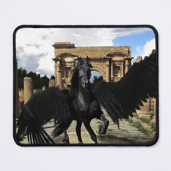 Artikelvorschau, Schwarzer Pegasus entworfen und verkauft von FantasySkyArt.