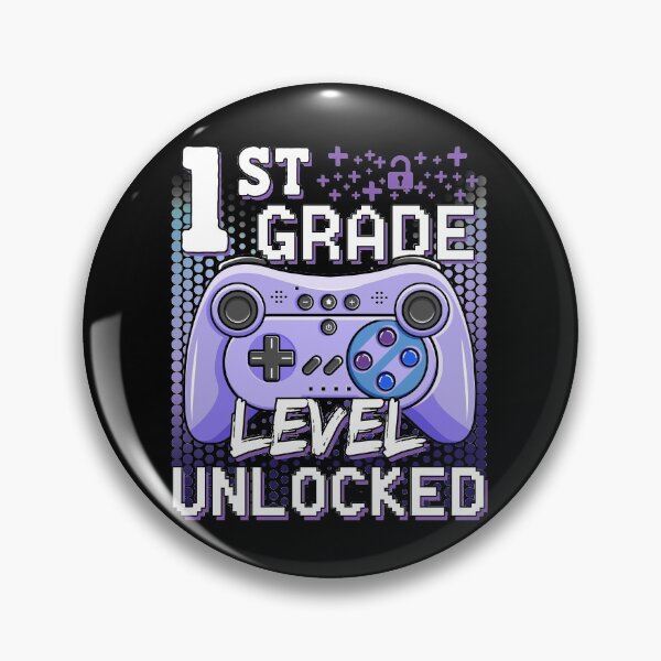 Item preview, 1st Grade Level Unlocked Video Game Back to School Boys 1st designed and sold by FucaGirl.