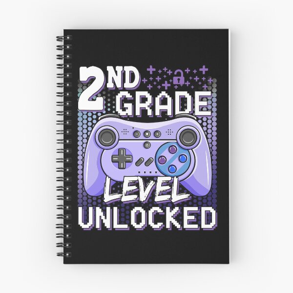 Item preview, 2nd Grade Level Unlocked Video Game Back to School Boys 2nd designed and sold by FucaGirl.