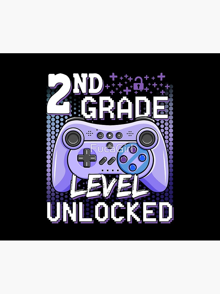 2nd Grade Level Unlocked Video Game Back to School Boys 2nd Tapestry for  Sale by FucaGirl