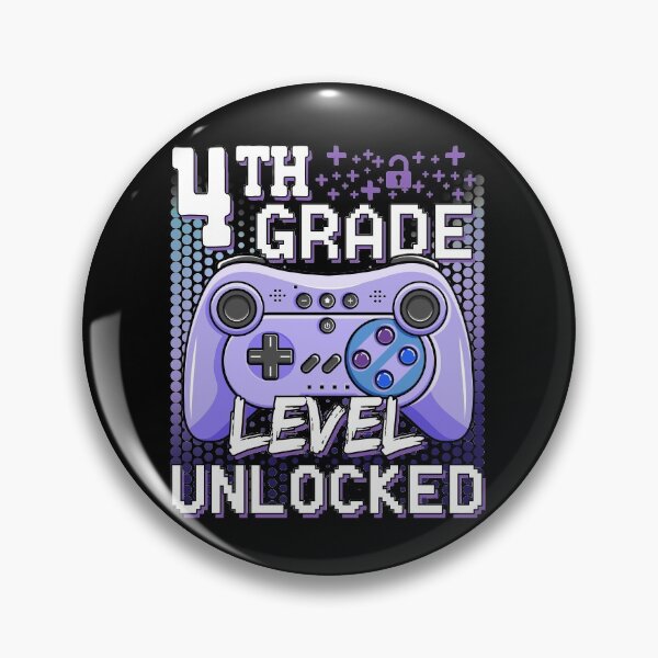 Item preview, 4th Grade Level Unlocked Video Game Back to School Boys 4th designed and sold by FucaGirl.