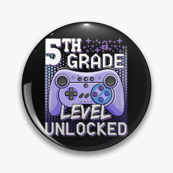 Item preview, 5thGrade Level Unlocked Video Game Back to School Boys 5th designed and sold by FucaGirl.