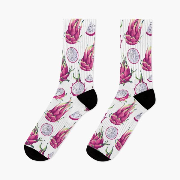 Item preview, Colorful dragon fruits and Leaves Pattern designed and sold by digoarpi.