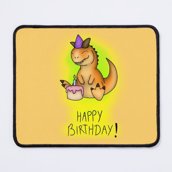 Item preview, Happy Birthday Carnotaurus designed and sold by saradrawspaleo.
