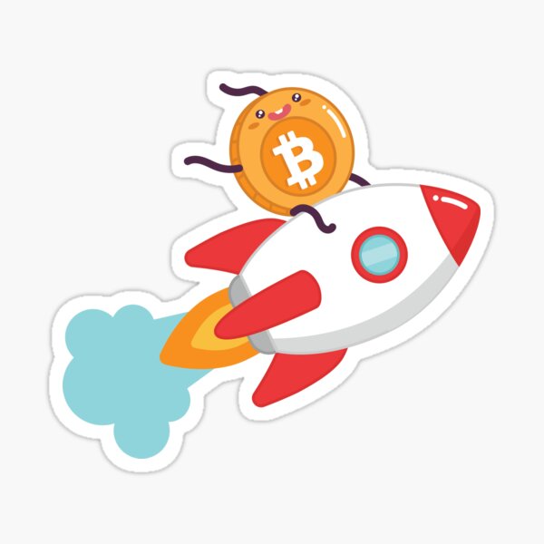 Item preview, Kawaii Bitcoin to the Moon designed and sold by TamGustam.