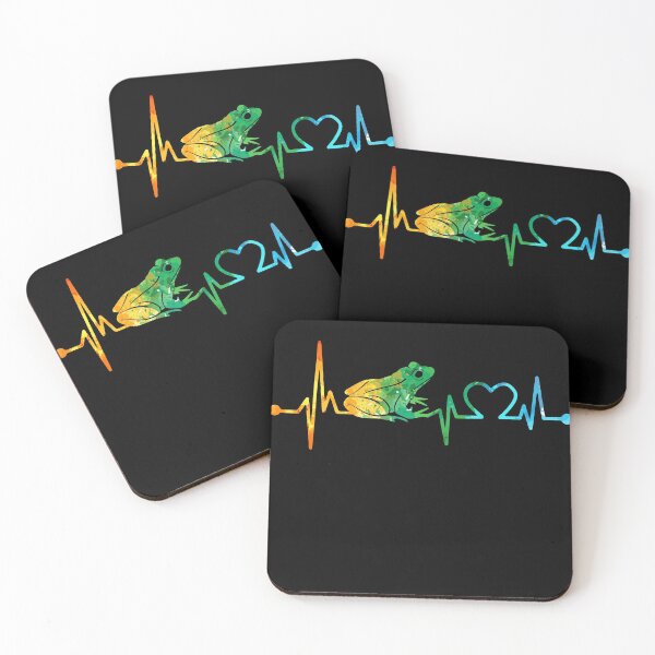 Artikelvorschau, FROSCH HEARTBEAT AQUARELL entworfen und verkauft von WinghiDesign.