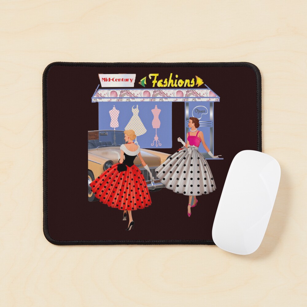 Womens Vintage Retro 50s Fashion art 