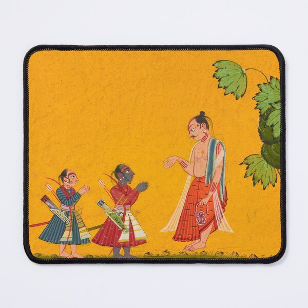Item preview, Rama and Lakshman with the Sage Vishvamitra designed and sold by HinduArtGallery.
