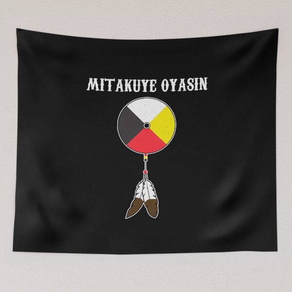 Item preview, Mitakuye Oyasin Medicine Wheel - Oglala Lakota Sioux Chief designed and sold by TravelHappiness.