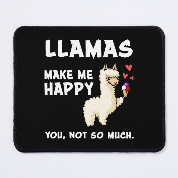 Item preview, Llamas Make Me Happy  designed and sold by underheaven.