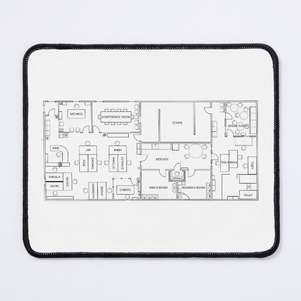 Item preview, The Office Floor Plan designed and sold by RHallucinations.