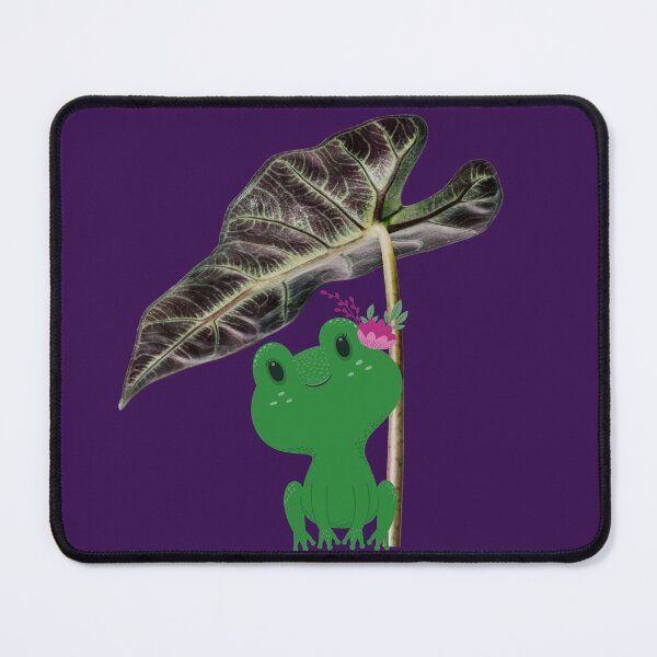 Item preview, Cute Little Frog under a Leaf designed and sold by utopianpioneer.