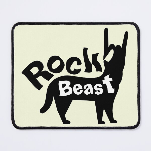 Item preview, Cool Heavy Metal Rock Beast Design For Cat Lovers designed and sold by Funwithmusic.