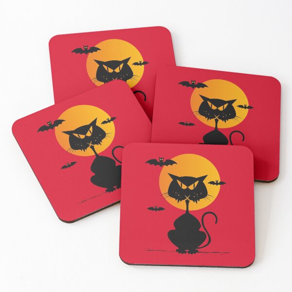 Item preview, Halloween cat by moonlight designed and sold by Kritzel-Claudi.