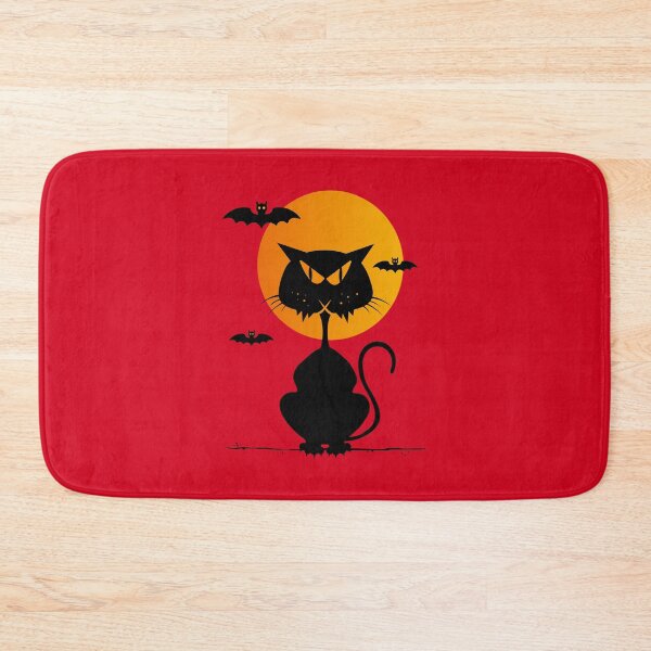 Item preview, Halloween cat by moonlight designed and sold by Kritzel-Claudi.