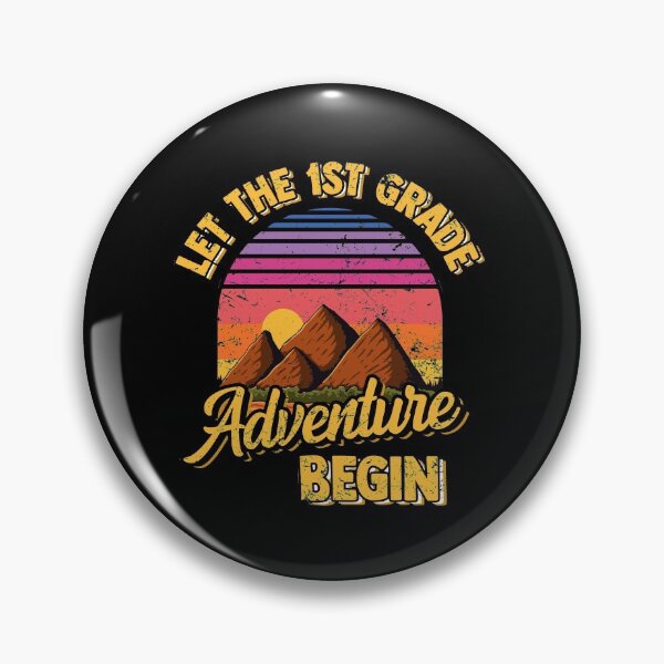 Item preview, Vintage Let the 1st Grade Adventure Begin Sixth Grade Teacher 1st designed and sold by FucaGirl.