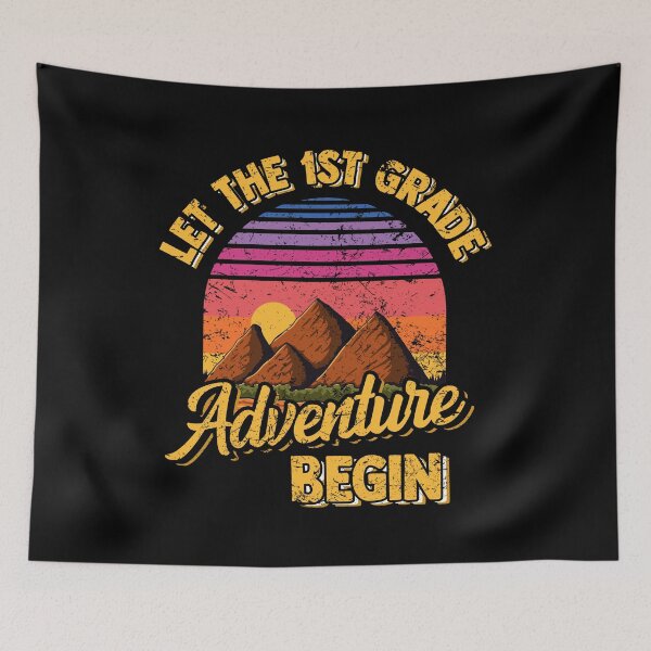 Item preview, Vintage Let the 1st Grade Adventure Begin Sixth Grade Teacher 1st designed and sold by FucaGirl.