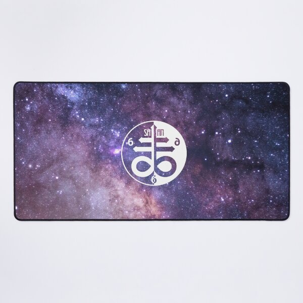 Item preview, Yin and Yang Leviathan Cross Logo on Galaxy in White designed and sold by MaesterAemon.