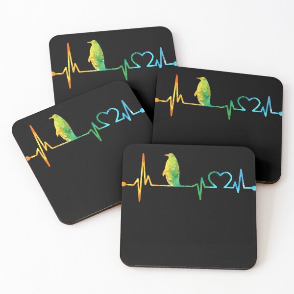 Item preview, PENGUIN HEARTBEAT WATERCOLOR designed and sold by WinghiDesign.