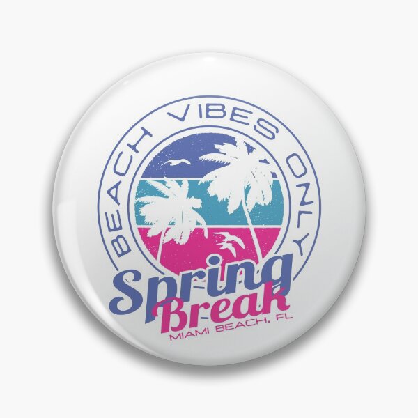 Item preview, Spring Break Beach Vibes Only Miami Beach Florida designed and sold by TKsTees.