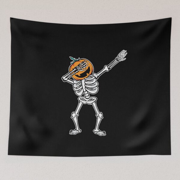 Item preview, Pumpkin Skeleton Dancing Dabbing Halloween Costume Design designed and sold by brunsch-print.