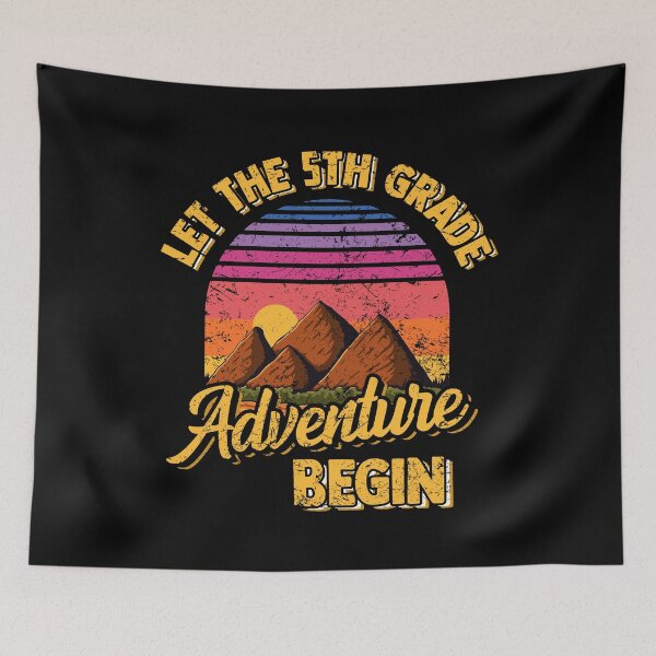 Item preview, Vintage Let the 5th Grade Adventure Begin Sixth Grade Teacher 5th designed and sold by FucaGirl.