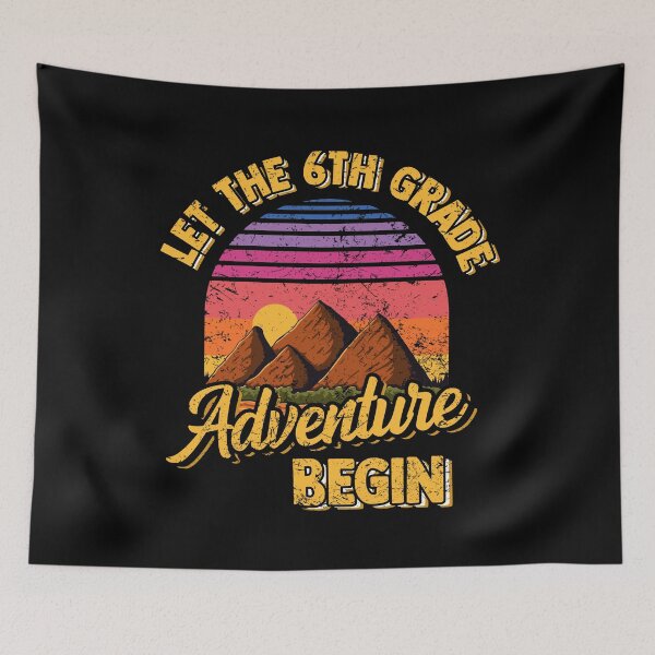 Item preview, Vintage Let the 6th Grade Adventure Begin Sixth Grade Teacher 6th designed and sold by FucaGirl.