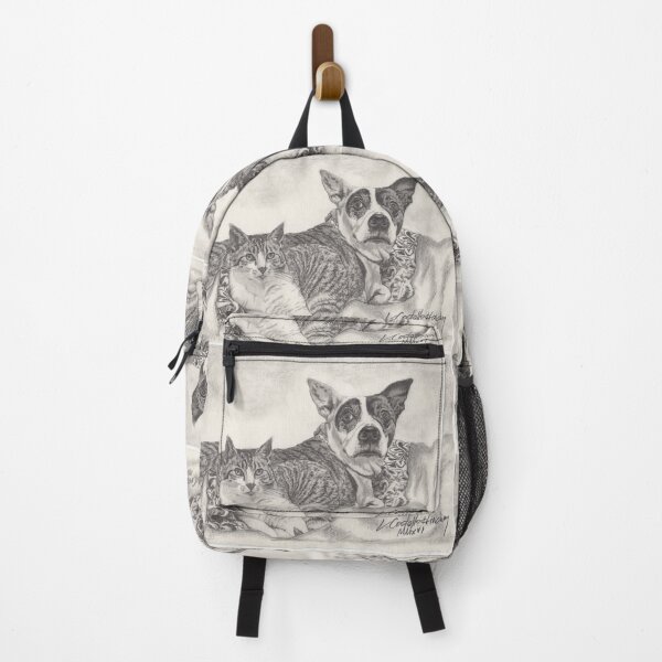 Item preview, Pals, Kitty and Zoey... Pet Portrait Commission designed and sold by chstudios.