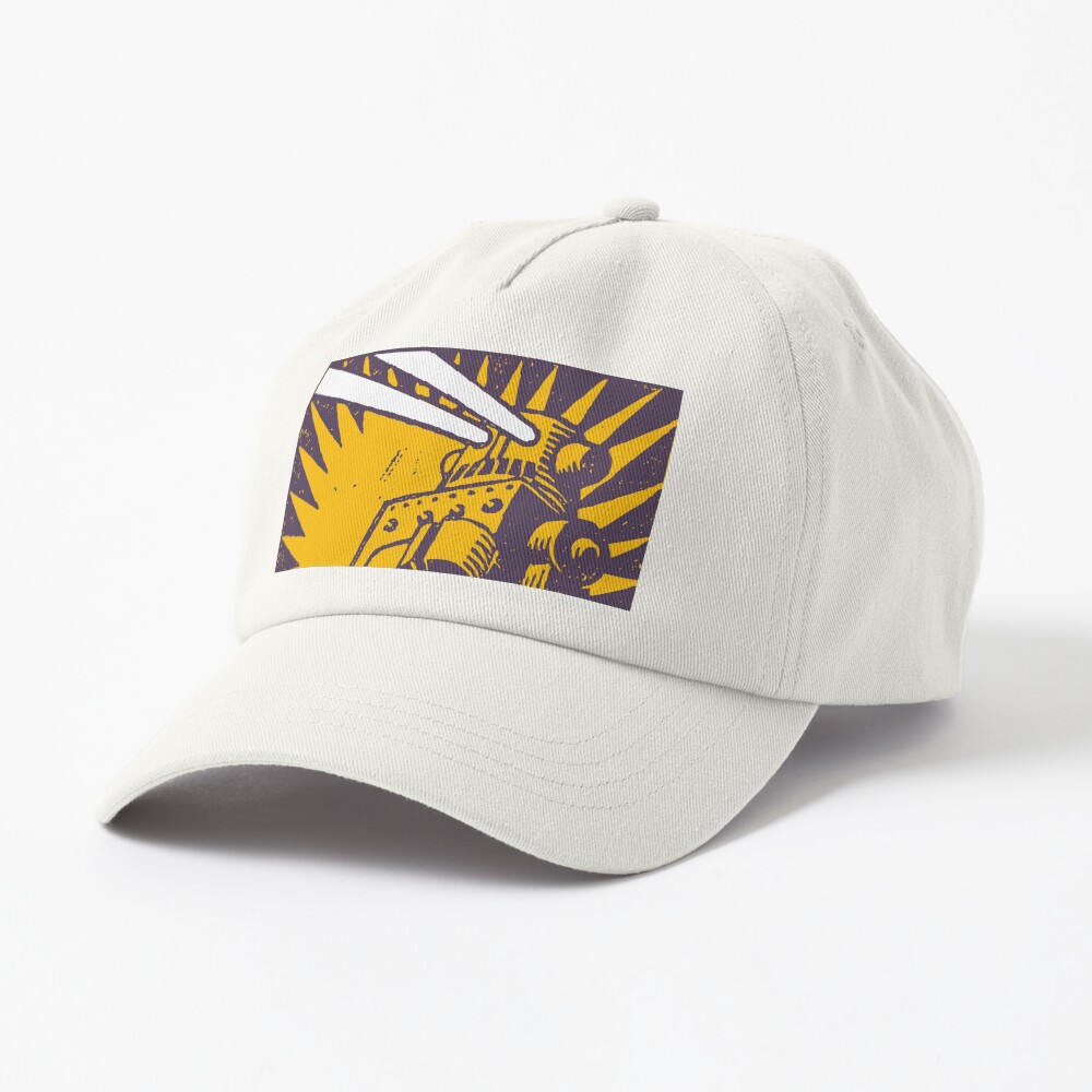 Purple Robot Cap
