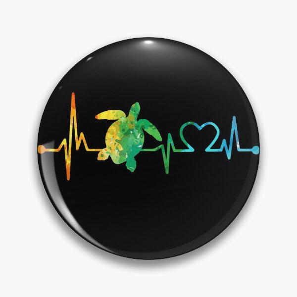 Item preview, TURTLE HEARTBEAT WATERCOLOR designed and sold by WinghiDesign.