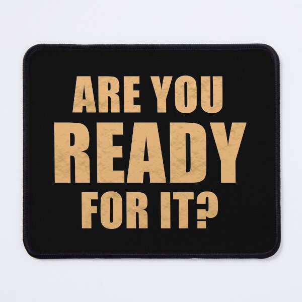 Item preview, Are You Ready For It? (Gold) designed and sold by quoteedesigns.