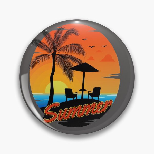Item preview, With Plam And Chairs On The Beach designed and sold by fariz yuhdi.