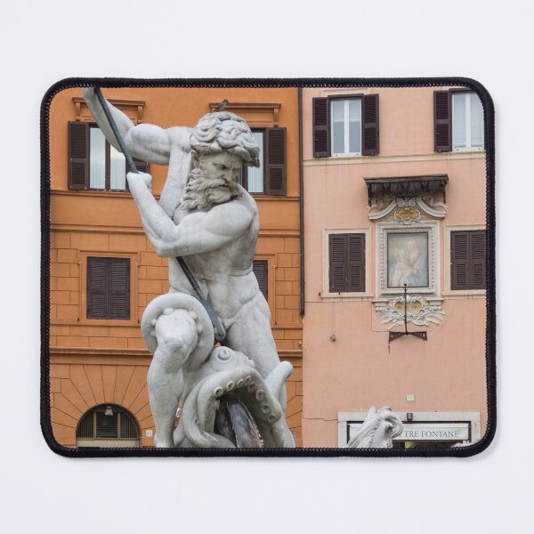 Item preview, Marble Muscles - Fountain of Neptune, Piazza Navona, Rome, Italy designed and sold by Georgia Mizuleva.