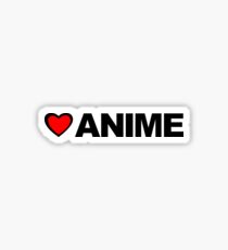 Love Anime Sticker