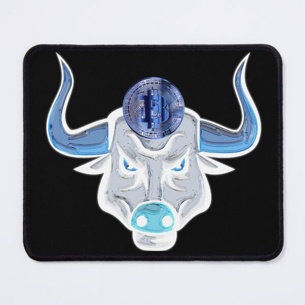 Item preview, Bitcoin Investor Bull Logo Cryptocurrency Fan Blockchain Crypto designed and sold by Creekman Designs.