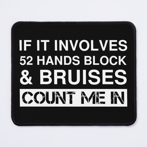 Item preview, Funny 52 Hand Blocks Fighter Fighting Martial Arts designed and sold by Creekman Designs.