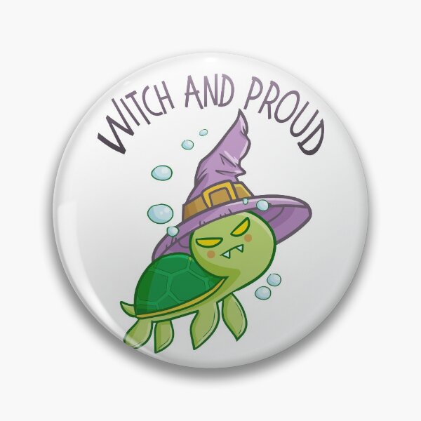 Item preview, Proud witch turtle designed and sold by SpookyBat.