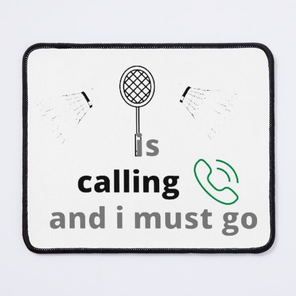 Item preview, badminton is calling designed and sold by misskholeta.