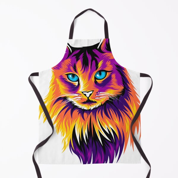 Item preview, Mesmerizing colorful cat designed and sold by totoshopro.