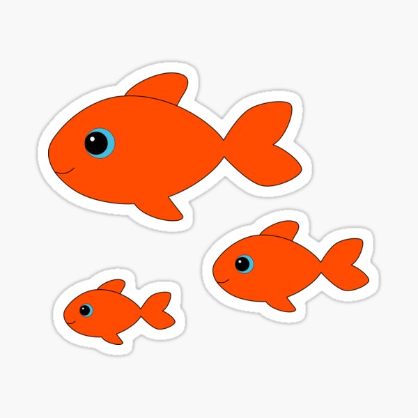Artikel-Vorschau von Niedlicher kleiner Kawaii-Goldfisch, designt und verkauft von JulieSouster.