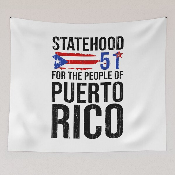 Item preview, Puerto Rico Statehood: Make PR the 51st US State! designed and sold by Happy Puppy Print On Demand.