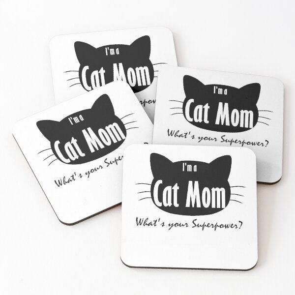 Item preview, I'm a cat mom, what's your superpower? designed and sold by Catspeople.
