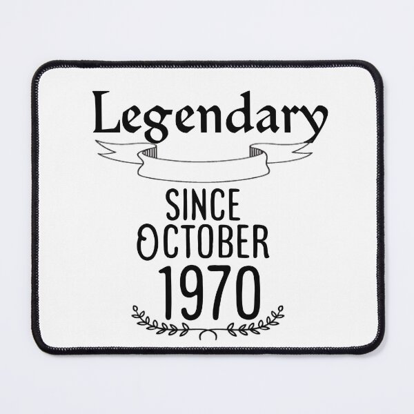 Item preview, Legendary since October 1970 designed and sold by T-ShirtIn85.