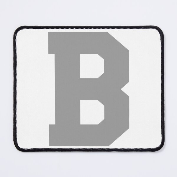 Item preview, Alphabet, Silver B, Sports letter B designed and sold by TheCultStuff.