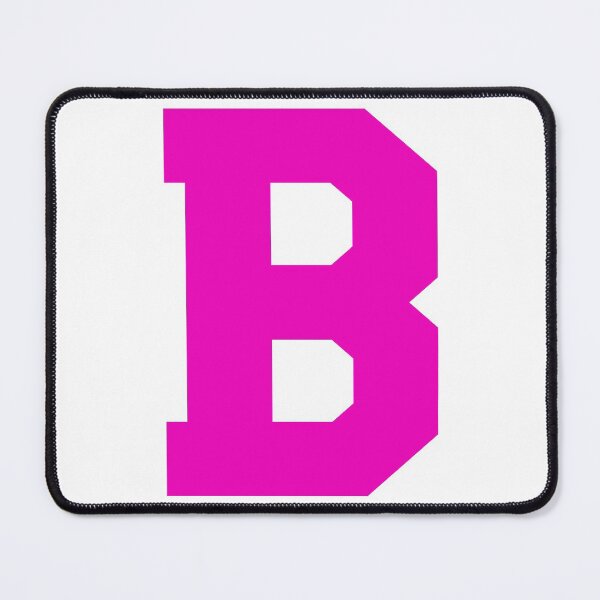 Item preview, Alphabet, Pink B, Sports letter B designed and sold by TheCultStuff.