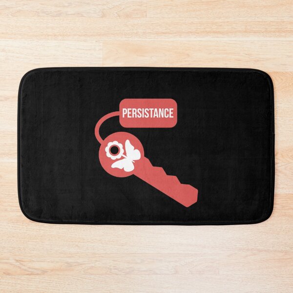 Item preview, Persistance is key - Cute inspirational quote designed and sold by Theleochick.