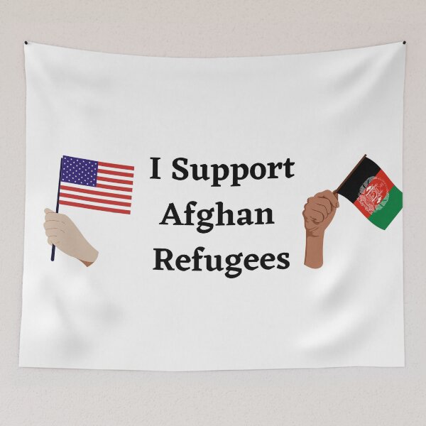 Item preview, I Support Afghan Refugees designed and sold by Lucy-Goosey-.